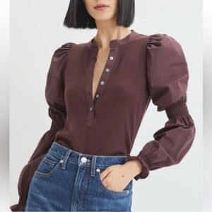 NWT VERONICA BEARD EFFY TOP! SIZE L!